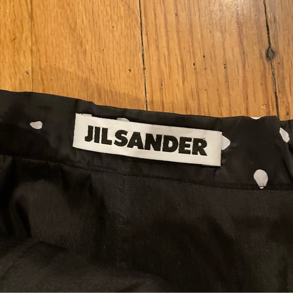 Jil Sander Textured Abstract Polka Dot Pencil Skirt Designer - Picture 10 of 13